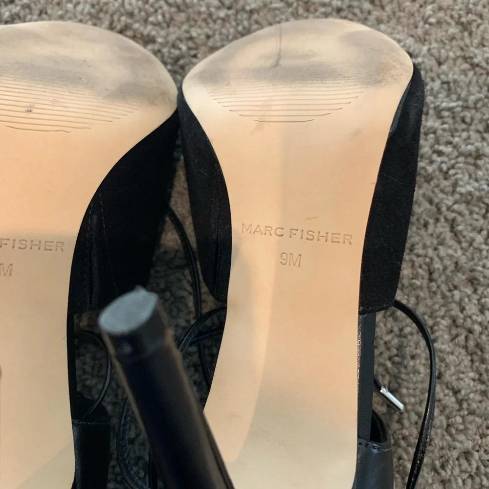 Marc Fisher suede heels
